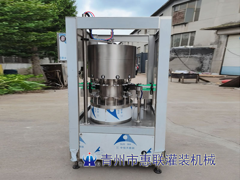 12頭葡萄酒旋轉電子定量灌裝機