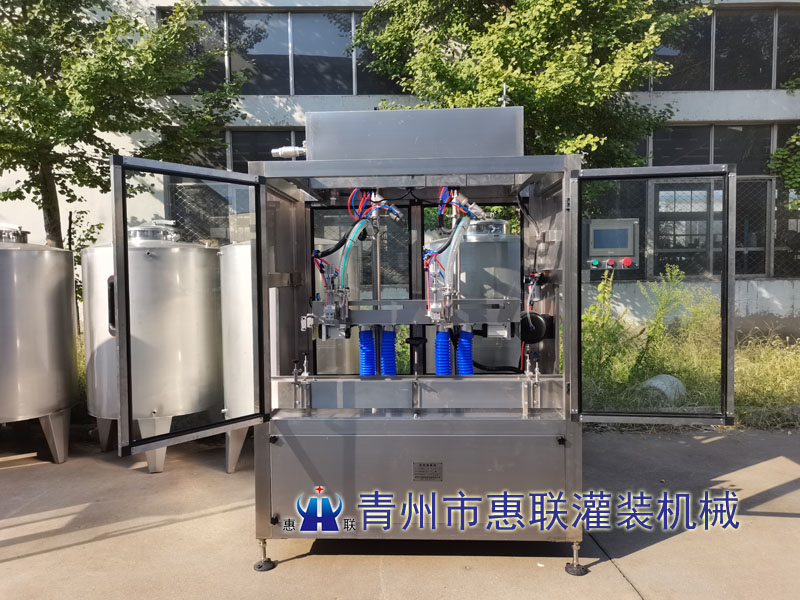 雙頭追蹤式食用油灌裝機